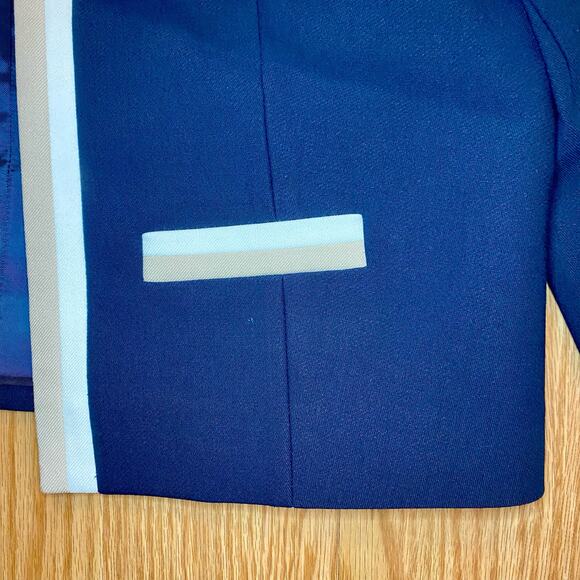 Hobbs London Ebony Navy Blue Camel Ivory Dress Blazer Set Womens - Picture 9 of 16